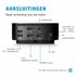 HP 26D32AA G5 | USB-C Docking Station | Dual 4K Display | Zwart_