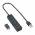 Sharkoon 4044951037582 | USB 3.2 Gen 1 (3.1 Gen 1) Type-C Hub | 5000 Mbit/s | Zwart_