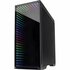 Inter-Tech X-908 Infini2 | Infinity Mirror | Tower Case | USB-C | Zwart_