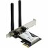 Inter-Tech DMG-32 | Interne WLAN-adapter | PCIe x1 | Wi-Fi 5 (802.11ac) | Dual-band 2,4 & 5 GHz | 650 Mbps | 2x 2dBi antennes_