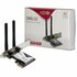 Inter-Tech DMG-32 | Interne WLAN-adapter | PCIe x1 | Wi-Fi 5 (802.11ac) | Dual-band 2,4 & 5 GHz | 650 Mbps | 2x 2dBi antennes_
