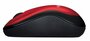 Logitech M185 | Draadloze Muis | Links- en Rechtshandig | RF | 1000 DPI | Zwart/Rood_