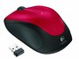 Logitech M235 | Draadloze Muis | Links- en Rechtshandig | RF | 1000 DPI | Rood/Zwart_