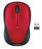 Logitech M235 | Draadloze Muis | Links- en Rechtshandig | RF | 1000 DPI | Rood/Zwart_
