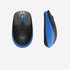 Logitech M190 | Draadloze Muis | Links- en Rechtshandig | RF | 1000 DPI | Zwart/Blauw_
