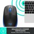 Logitech M190 | Draadloze Muis | Links- en Rechtshandig | RF | 1000 DPI | Zwart/Blauw_