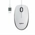Logitech M100 | Bekabelde Muis | Links- en Rechtshandig | USB-A | 1000 DPI | Wit_