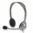 Logitech H110 | On-Ear Bedrade 3,5mm Koptelefoon met Microfoon | Zwart/Zilver_