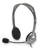 Logitech H110 | On-Ear Bedrade 3,5mm Koptelefoon met Microfoon | Zwart/Zilver_