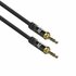ACT AC3612 | 3.5mm Audiokabel | 5 Meter | Stereo Jack naar Jack | Zwart_