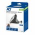 ACT AC5155 | Ergonomische Draadloze Muis | RF-Draadloos + Bluetooth | USB-A en USB-C Receiver | 2400 DPI | Zilver/Zwart_