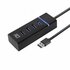 ACT AC6300 | USB 3.2 Gen 1 Interface Hub | Type-A | 5 Gbps | Zwart_