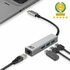 ACT AC7055 | 3-Poorts USB-C 3.2 (USB 3.0) Hub | Gigabit Ethernet Poort_