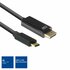 ACT AC7325 | USB-C naar DisplayPort Kabel | 2 m | Zwart_