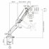 ACT AC8311 | Verstelbare Monitor-bureaubeugel | Tot 32" | Max 9kg | VESA 100x100 | 1 Monitor_