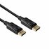 ACT AK4074 | DisplayPort-kabel | 3 meter | 4K@60Hz | DP 1.2 | Vergulde connectoren | Zwart_