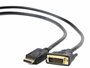 Gembird CC-DPM-DVIM-6 | DisplayPort naar DVI Kabel | 1,8 m | Zwart_