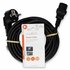 Nedis CEGL10000BK50 | 5 m Stroomkabel | CEE 7/7 Male (Haaks) naar IEC C13 | Zwart_