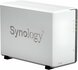 Synology DiskStation DS220J NAS 4TB | 2 Drive Bays | Inclusief 2 x 2TB HDD | 1x Gigabit Ethernet | Wit_