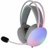 White Shark Firefly RGB | On-Ear Gaming Headset | 3,5mm Connector & USB-A | Wit_
