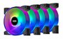 Azza Hurricane II RGB 4 Pack | 120mm Case Fans_