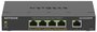 GS305EPP-100PES | 5-poorts Gigabit Smart Managed Plus PoE+ Switch | 120W PoE-vermogen | VLAN/QoS | Webbeheer_