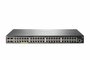 HPE Aruba 2930F 48G PoE+ 4SFP+ | Refurbished Silver L3 Managed Switch | 48x Gigabit PoE+ | 4x SFP+ | 370W PoE Budget | 1U Rackmount | Grijs_