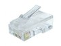 Gembird LC-8P8C-002/100 | RJ-45 Kabelconnector | 8P8C UTP CAT6 | 100 Stuks | Transparant_