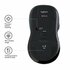 Logitech M510 | Draadloze Muis | Links- en Rechtshandig | RF | 1000 DPI | Zwart | Returned_