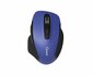 Qware Glasgow | Draadloze Muis | Rechtshandig | RF + Bluetooth | 1600 DPI | Blauw/Zwart_