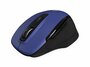 Qware Glasgow | Draadloze Muis | Rechtshandig | RF + Bluetooth | 1600 DPI | Blauw/Zwart_