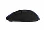 Qware Glasgow | Draadloze Muis | Rechtshandig | RF + Bluetooth | 1600 DPI | Blauw/Zwart_