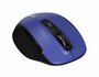 Qware Glasgow | Draadloze Muis | Rechtshandig | RF + Bluetooth | 1600 DPI | Blauw/Zwart_
