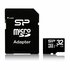 Silicon Power Elite | MicroSDHC | 32GB | Class 10 | UHS-I U1 | Inclusief SD-adapter | Zwart_