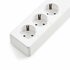 Nedis | Wi-Fi Slimme Stekkerdoos | 4 Stopcontacten | 2 USB-poorten | Wit_