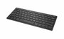 QWARE Wireless keyboard Woodstock Zwart_