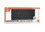 QWARE Wireless keyboard Woodstock Zwart_