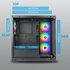 Case Azza Neptun 491 | Midi Tower | RGB | Zwart en Hout_