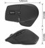 ACT AC5147 | Draadloze Multi-Connect Muis | Bluetooth en USB-A Ontvanger | Oplaadbaar | 4800 DPI | Stille Klik | Zwart_