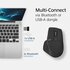ACT AC5147 | Draadloze Multi-Connect Muis | Bluetooth en USB-A Ontvanger | Oplaadbaar | 4800 DPI | Stille Klik | Zwart_