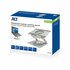 ACT AC8106 | 360° Draaibare Laptopstandaard | Met Ventilator | Traploos Verstelbaar_
